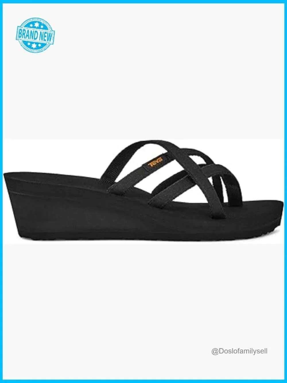 Wedge Sandal with Arch Support Comfort Platform Flip Flop Mush Memory